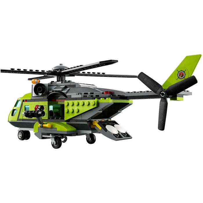 LEGO [City] - Volcano Supply Helicopter Building Set - Volcano Explorers Series (60123)