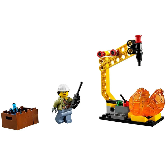 LEGO [City] - Volcano Supply Helicopter Building Set - Volcano Explorers Series (60123)