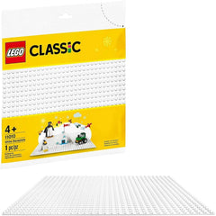 LEGO [Classic] - White Baseplate Building Set - Baseplate Series (11010)