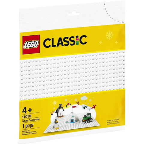 LEGO [Classic] - White Baseplate Building Set - Baseplate Series (11010)