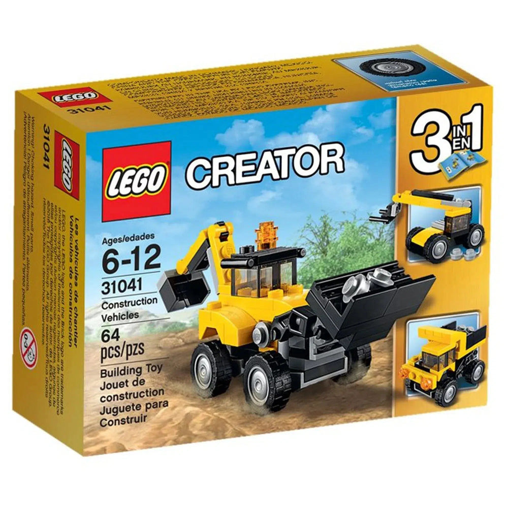 LEGO [Creator] - Construction Vehicles Building Set - 3 in 1 Series (31041)