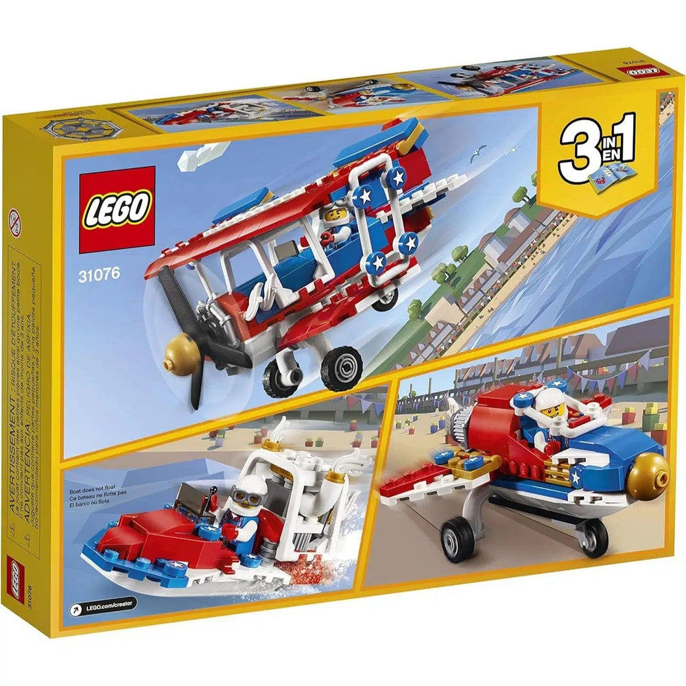 LEGO [Creator] - Daredevil Stunt Plane Building Set - 3 in 1 Series (31076)