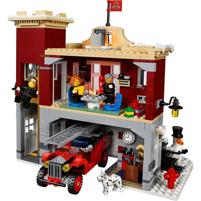 LEGO [Creator Expert] - Winter Village Fire Station Building Set - Winter Village Collection Series (10263)