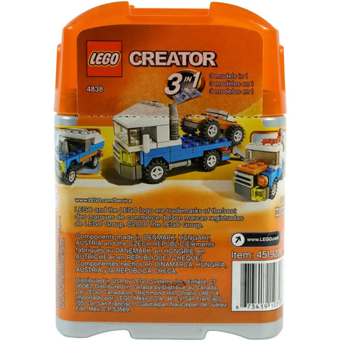 LEGO [Creator] - Mini Vehicles Building Set - 3 in 1 Series (4838)