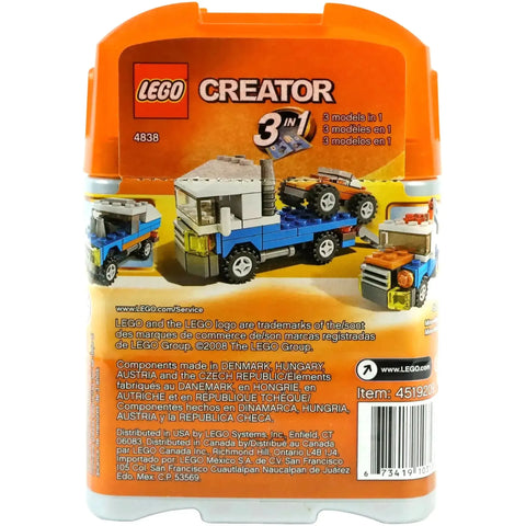 LEGO [Creator] - Mini Vehicles Building Set - 3 in 1 Series (4838)