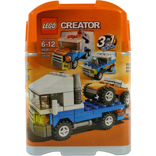 LEGO [Creator] - Mini Vehicles Building Set - 3 in 1 Series (4838)