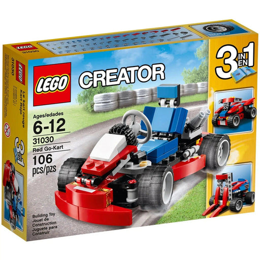 LEGO [Creator] - Red Go-Kart Building Set - 3 in 1 Series (31030)