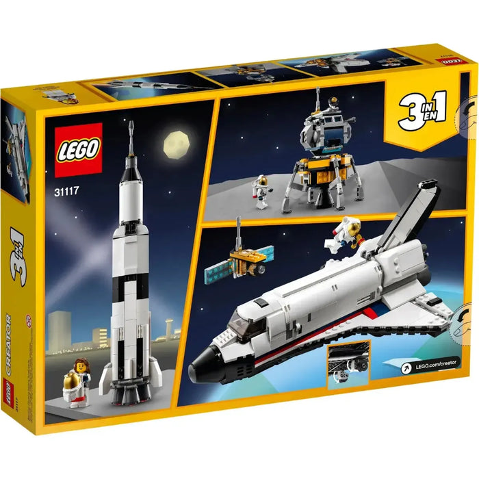 LEGO [Creator] - Space Shuttle Adventure Building Set - 3 in 1 Series (31117)