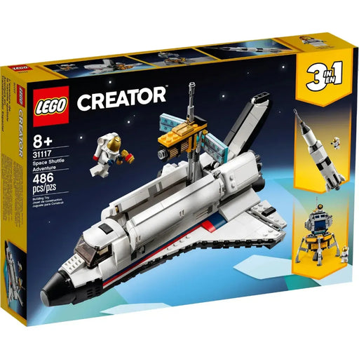 LEGO [Creator] - Space Shuttle Adventure Building Set - 3 in 1 Series (31117)