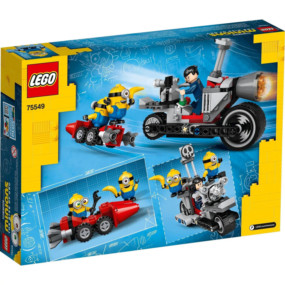 LEGO [Despicable Me] - Unstoppable Bike Chase Building Set - Minions: The Rise of Gru Series (75549)