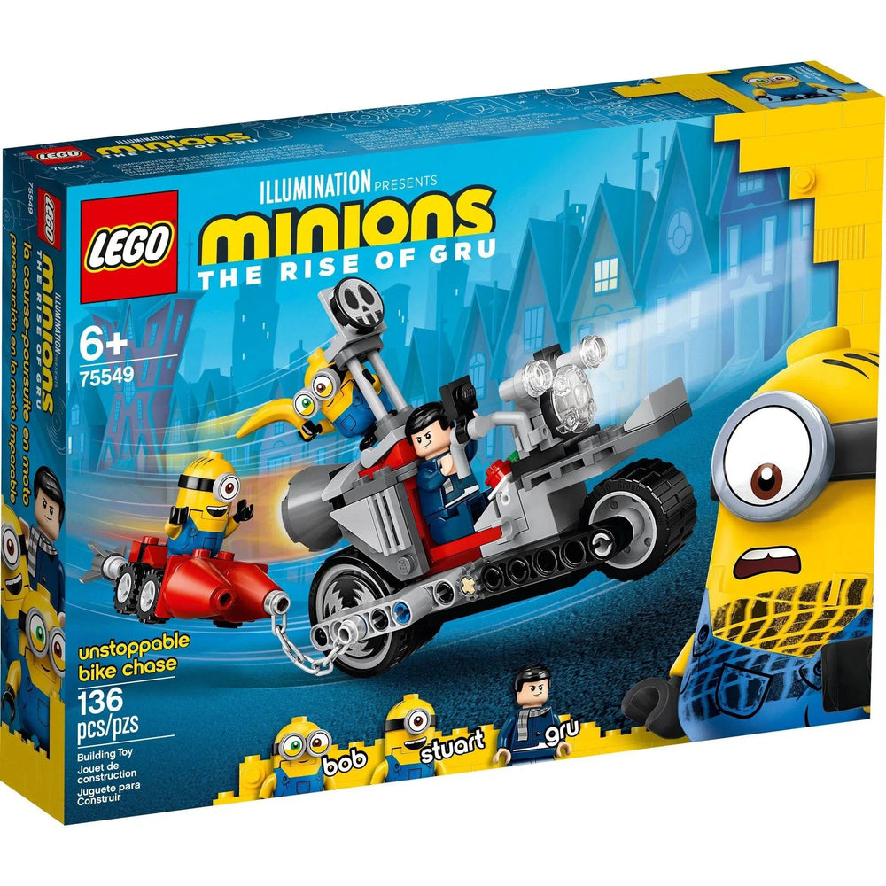 LEGO [Despicable Me] - Unstoppable Bike Chase Building Set - Minions: The Rise of Gru Series (75549)