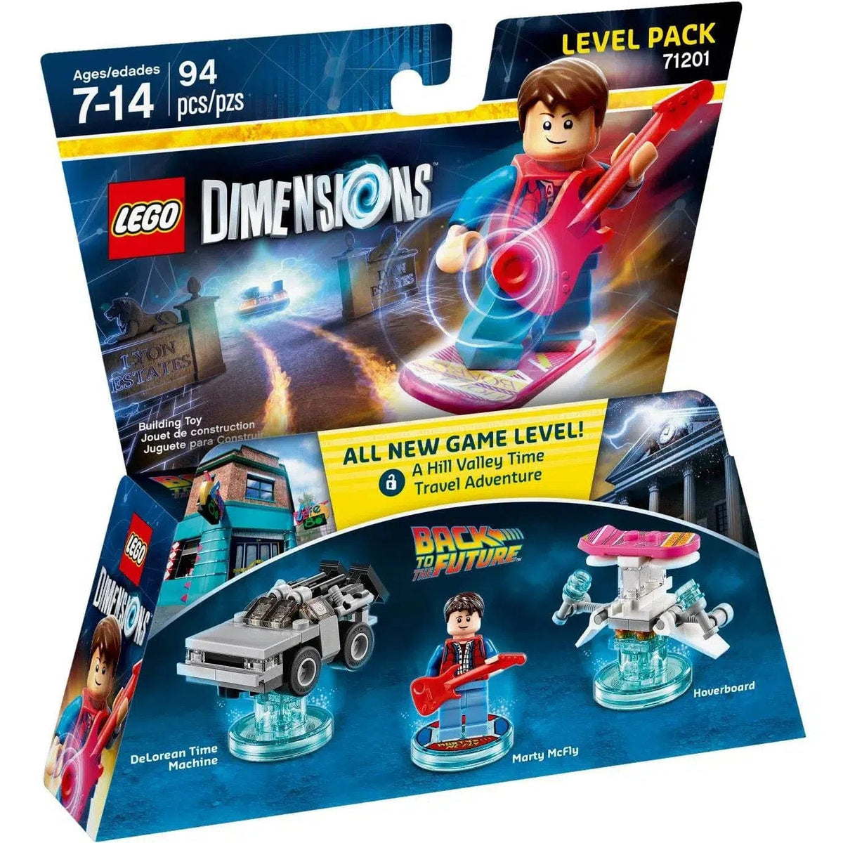 LEGO [Dimensions] - Back to the Future Level Pack Building Set - Level ...