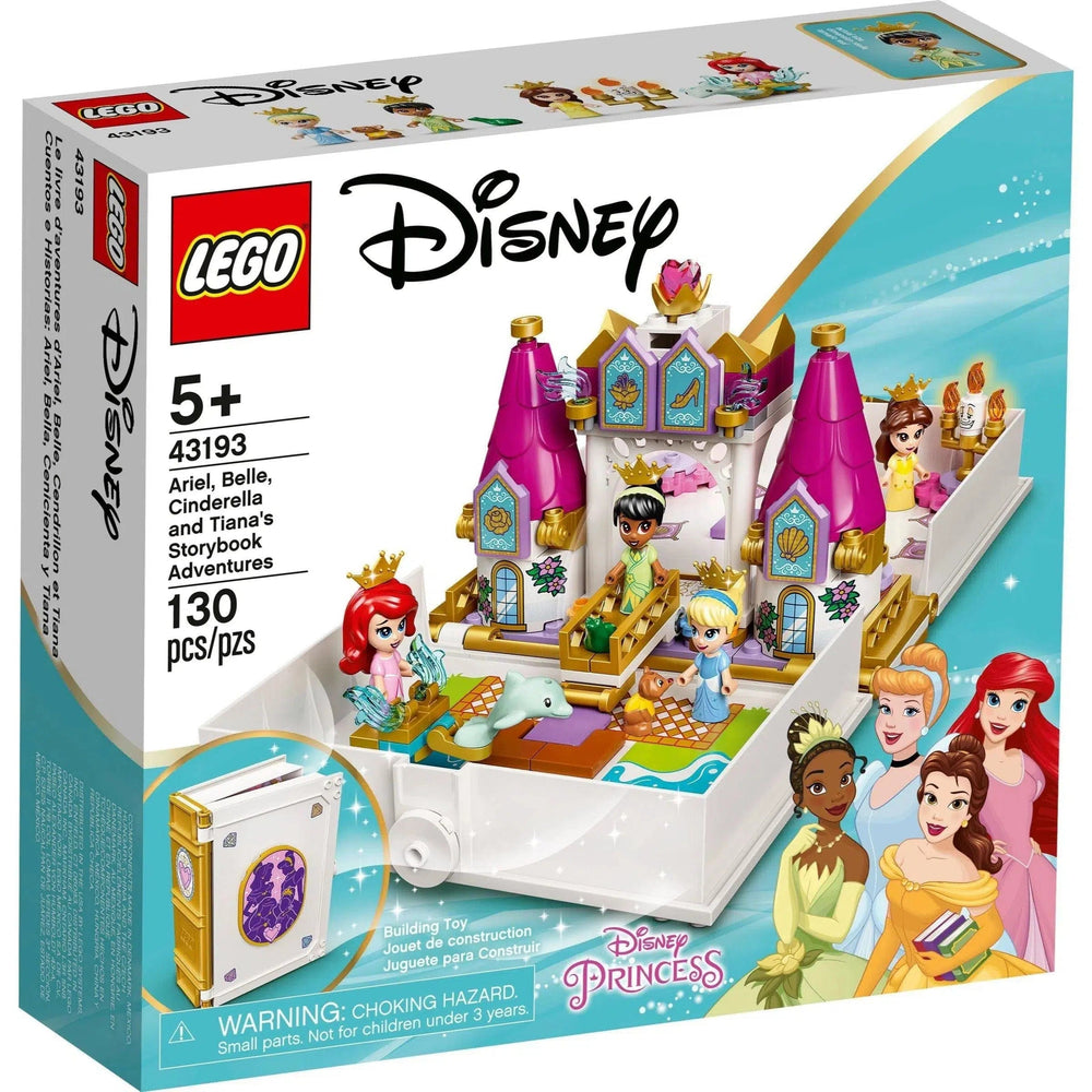 LEGO [Disney] - Ariel, Belle, Cinderella and Tiana's Storybook Adventures Building Set - Storybook Adventures Series (43193)