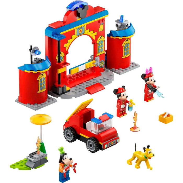 LEGO [Disney] - Mickey & Friends Fire Truck & Station Building Set - Mickey and Friends Series (10776)