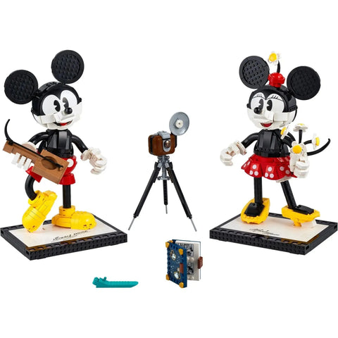 LEGO [Disney] - Mickey Mouse and Minnie Mouse Buildable Characters Building Set - Miscellaneous Series (43179)