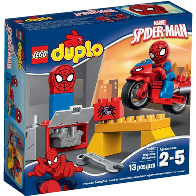 LEGO [Duplo] - Spider-Man Web-Bike Workshop Building Set - Spider-Man Series (10607)