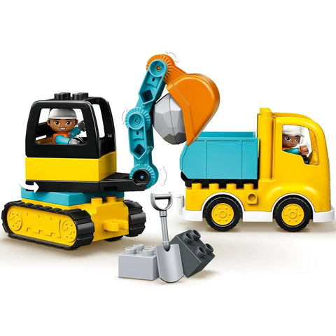 LEGO [Duplo] - Truck & Tracked Excavator Building Set (10931) - Image 6