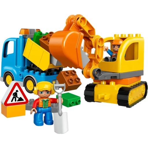 LEGO [Duplo] - Truck & Tracked Excavator Building Set - Construction Series (10812)