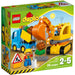 LEGO [Duplo] - Truck & Tracked Excavator Building Set - Construction Series (10812)