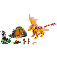 LEGO [Elves] - Fire Dragon's Lava Cave Building Set (41175)- Image 2