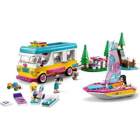 LEGO [Friends] - Forest Camper Van and Sailboat Building Set - Forest Series (41681)