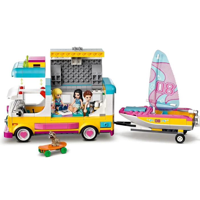 LEGO [Friends] - Forest Camper Van and Sailboat Building Set - Forest Series (41681)