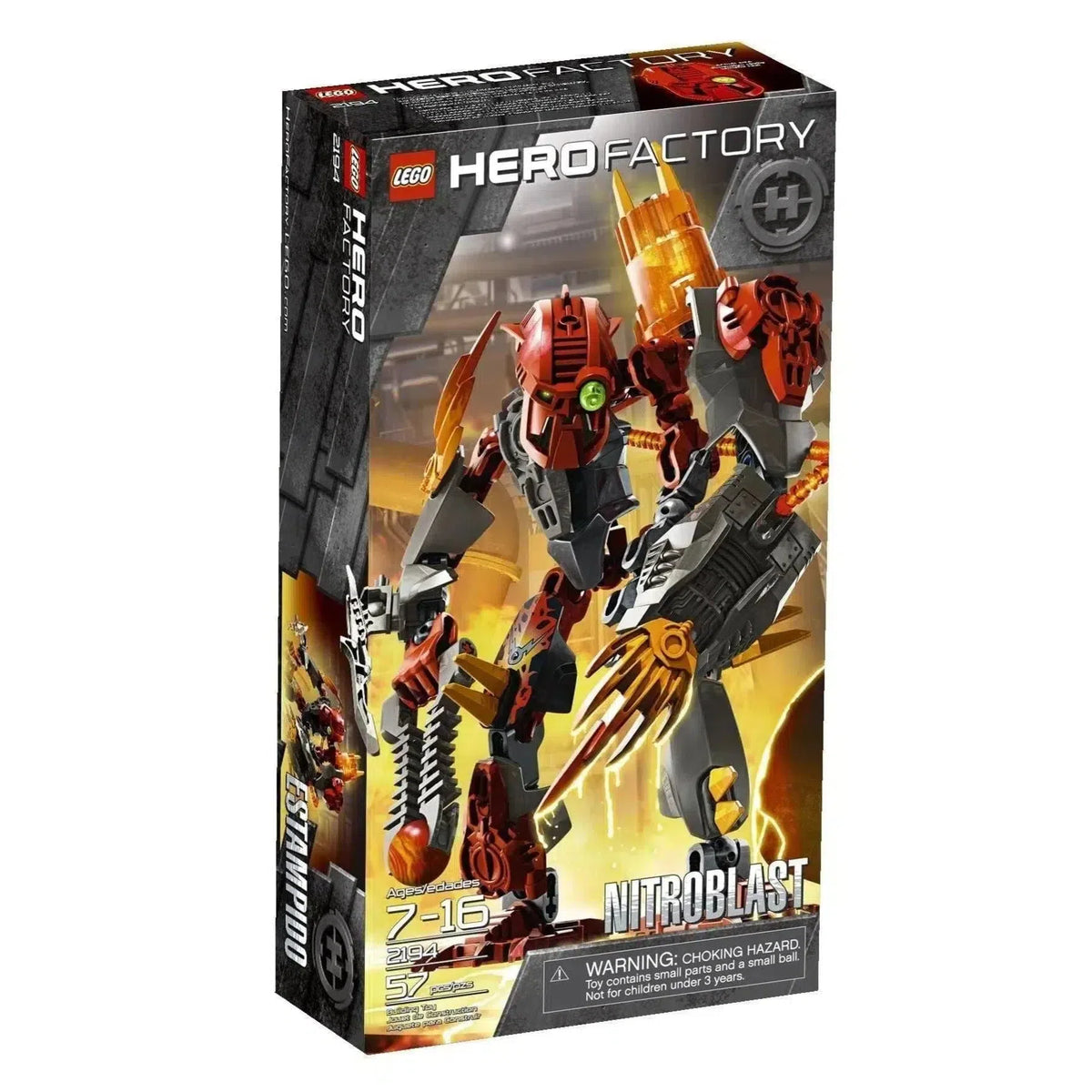 LEGO Hero Factory Nitroblast Building Set 2194 Poggers