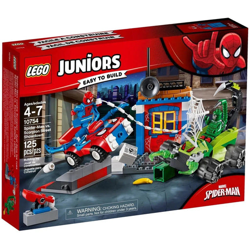 LEGO [Juniors] - Spider-Man vs. Scorpion Street Showdown Building Set - Marvel Super Heroes Series (10754)