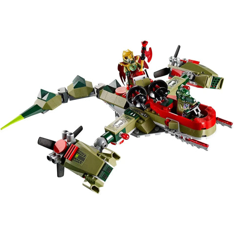 LEGO [Legends of Chima] - Cragger's Command Ship Building Set - The Power of the CHI Series (70006)