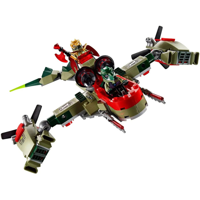 LEGO [Legends of Chima] - Cragger's Command Ship Building Set - The Power of the CHI Series (70006)