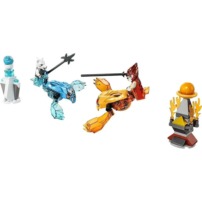 LEGO [Legends of Chima] - Fire vs. Ice Building Set - Speedorz Series (70156)
