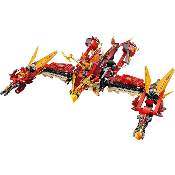 LEGO [Legends of Chima] - Flying Phoenix Fire Temple Building Set - Fire vs. Ice Series (70146)