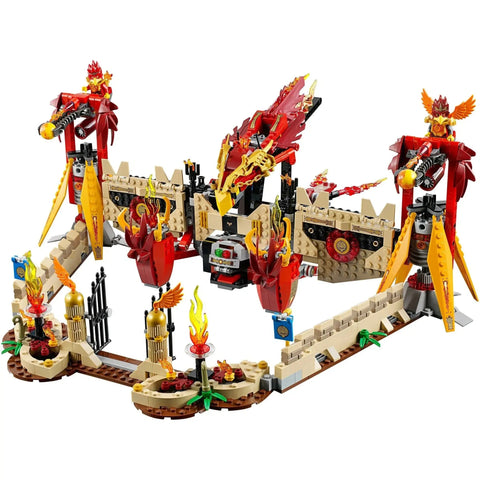 LEGO [Legends of Chima] - Flying Phoenix Fire Temple Building Set - Fire vs. Ice Series (70146) - Image 4