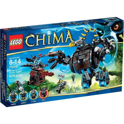 LEGO [Legends of Chima] - Gorzan's Gorilla Striker Building Set - The Power of the CHI Series (70008) - Image 1