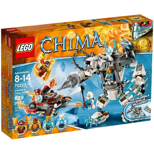 LEGO [Legends of Chima] - Icebite's Claw Driller Building Set - Fire vs. Ice Series (70223)
