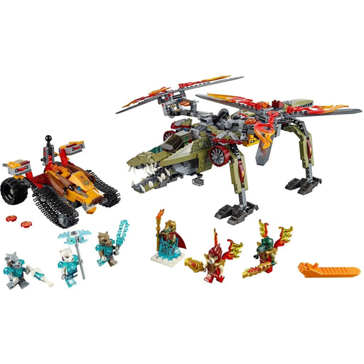 LEGO [Legends of Chima] - King Crominus' Rescue Building Set - Fire vs. Ice Series (70227)