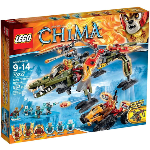 LEGO [Legends of Chima] - King Crominus' Rescue Building Set - Fire vs. Ice Series (70227) - Image 1