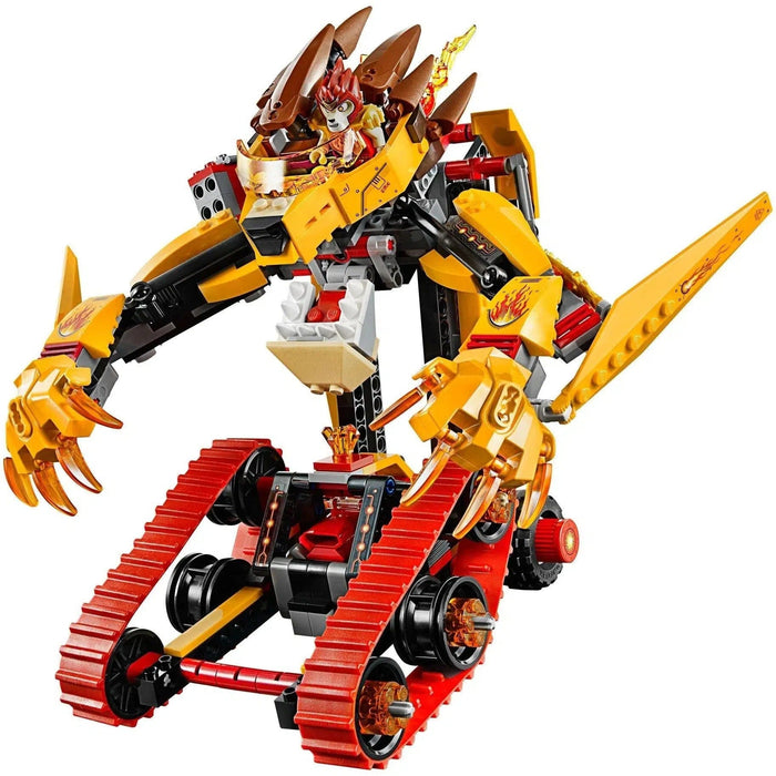 LEGO [Legends of Chima] - Laval's Fire Lion Building Set - Fire vs. Ice Series (70144