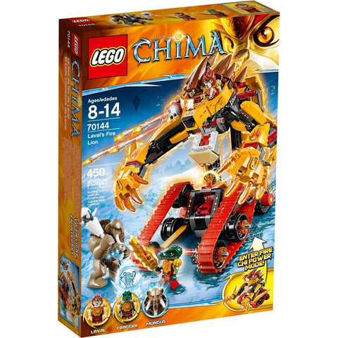 LEGO [Legends of Chima] - Laval's Fire Lion Building Set - Fire vs. Ice Series (70144
