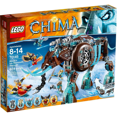 LEGO [Legends of Chima] - Maula's Ice Mammoth Stomper Building Set - Fire vs. Ice Series (70145) - Image 1