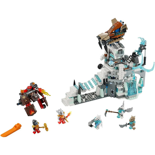 LEGO [Legends of Chima] - Sir Fangar's Ice Fortress Building Set - Fire vs. Ice Series (70147)