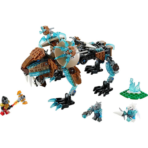 LEGO [Legends of Chima] - Sir Fangar's Sabre-tooth Walker Building Set - Fire vs. Ice Series (70143) - Image 2