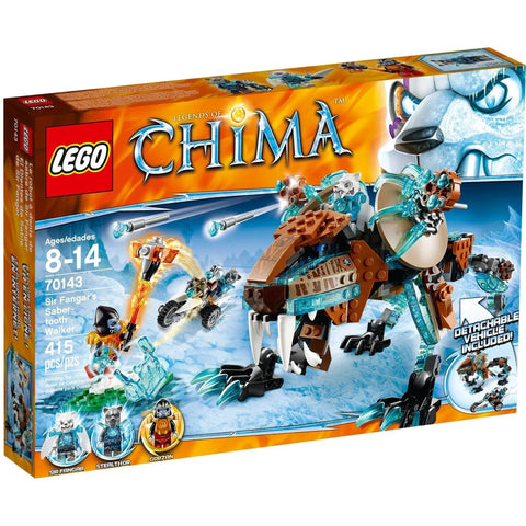 LEGO [Legends of Chima] - Sir Fangar's Sabre-tooth Walker Building Set - Fire vs. Ice Series (70143) - Image 1