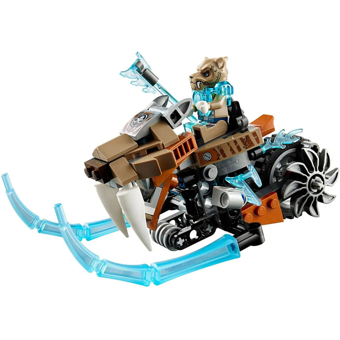 LEGO [Legends of Chima] - Strainor's Saber Cycle Building Set - Fire vs. Ice Series (70220)