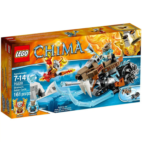 LEGO [Legends of Chima] - Strainor's Saber Cycle Building Set - Fire vs. Ice Series (70220) - Image 1
