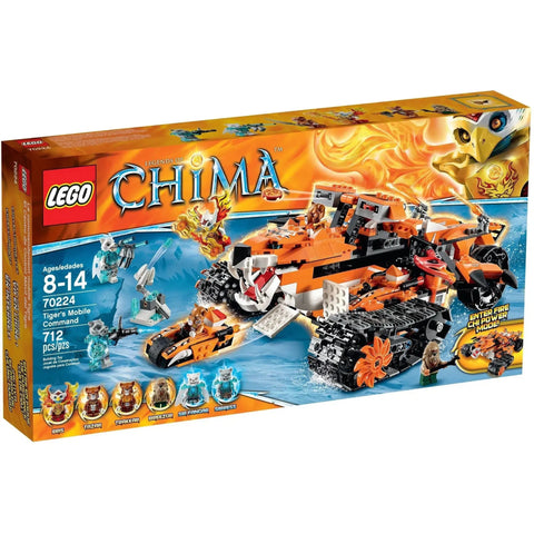 LEGO [Legends of Chima] - TTiger's Mobile Command Building Set - Fire vs. Ice Series (70224) - Image 1