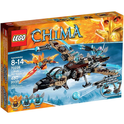 LEGO [Legends of Chima] - Vultrix's Sky Scavenger Building Set - Fire vs. Ice Series (70228)