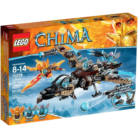 LEGO [Legends of Chima] - Vultrix's Sky Scavenger Building Set - Fire vs. Ice Series (70228) - Image 1