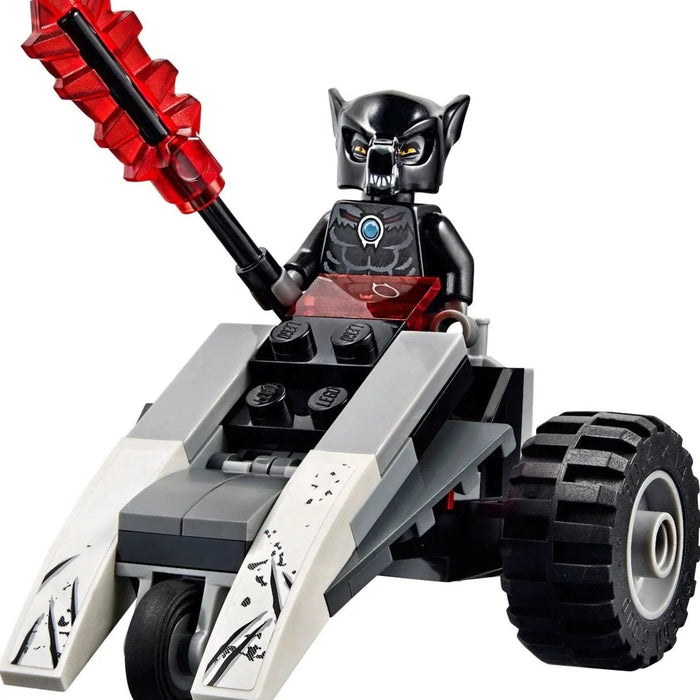 LEGO [Legends of Chima] - Worriz's Combat Lair Building Set - The Power of the CHI Series (70009)