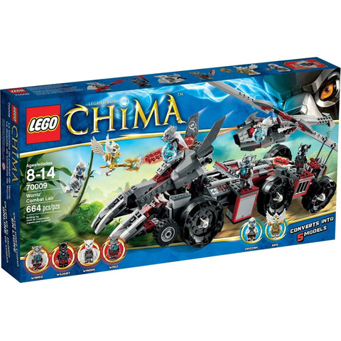 LEGO [Legends of Chima] - Worriz's Combat Lair Building Set - The Power of the CHI Series (70009) - Image 1